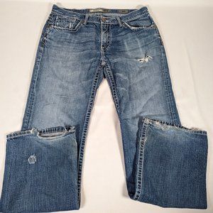 BKE Mens " Derek" Destroyed Jean 34/34